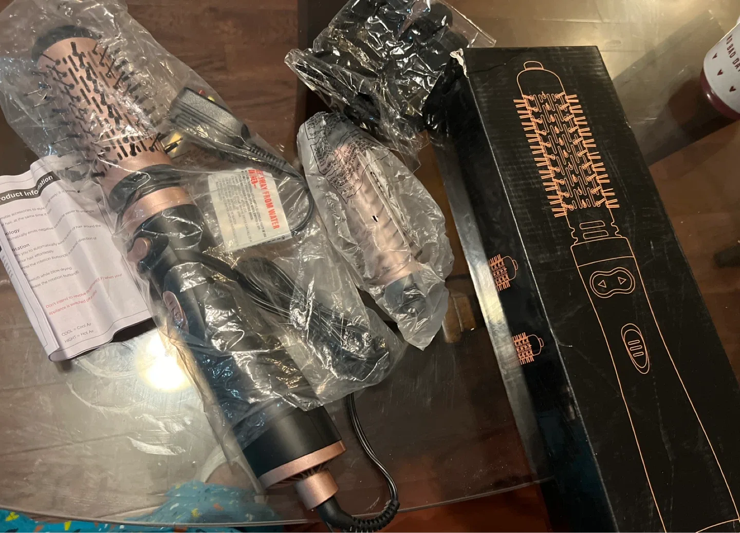 4 in 1 Rotating Blow Dryer Brush image indicator(8)