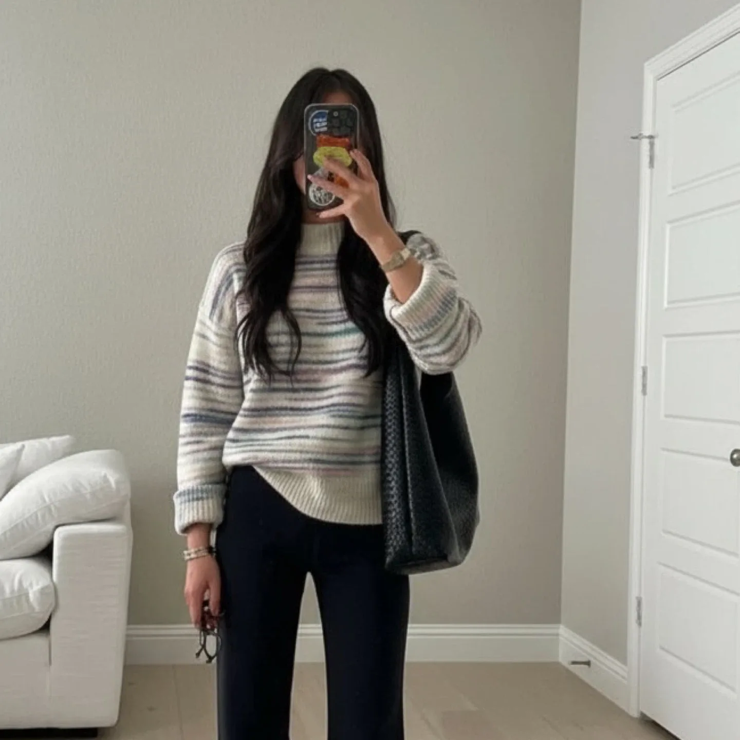 Old Navy Striped Knit Sweater - Size S