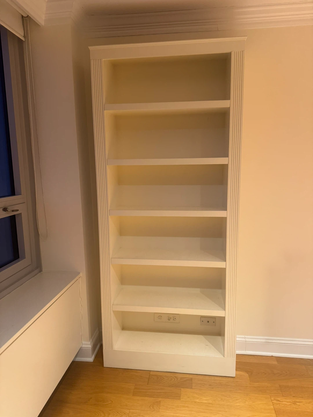 Cream-colored Built-in Bookcase - photo 2