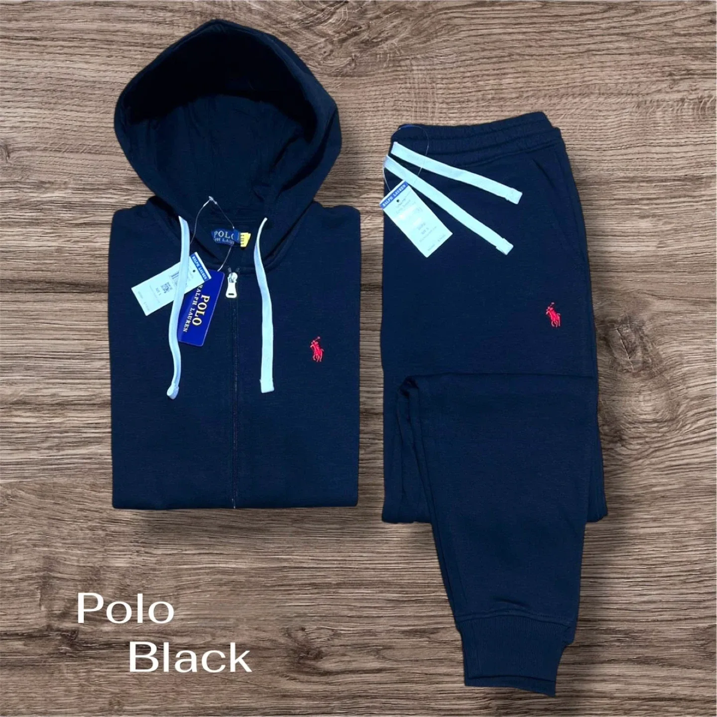 Polo Ralph Lauren Tracksuit - Grey, Black, Blue