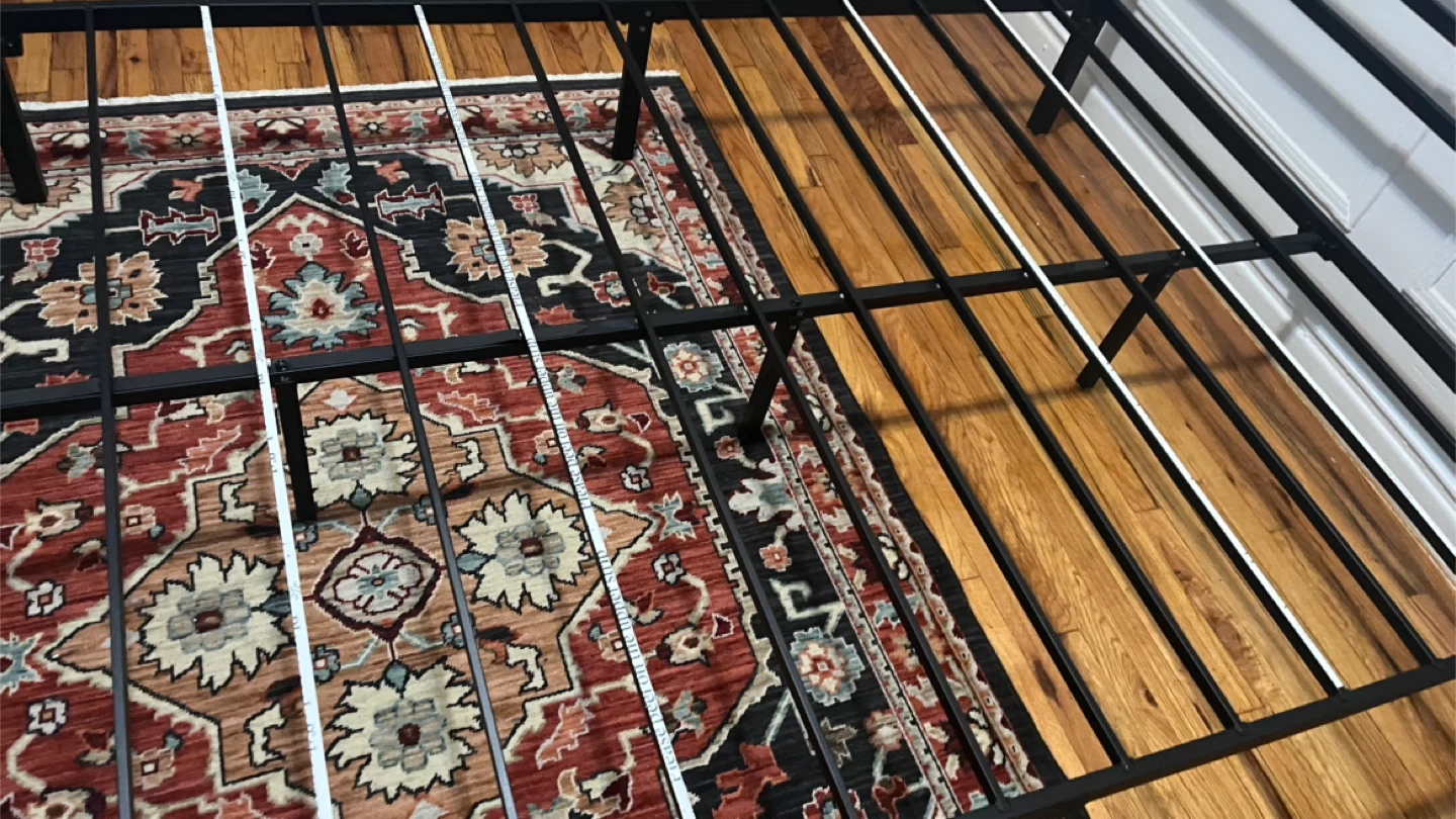 Queen Size Black Metal Canopy Bed Frame - photo 4