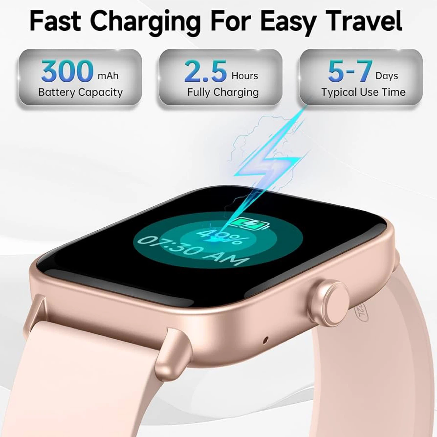 Smart Watch Pink - photo 3