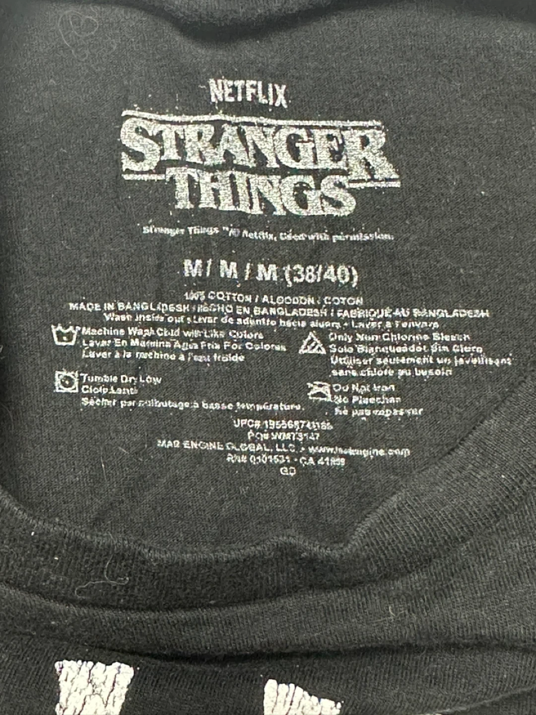 Stranger Things Hellfire Club T-Shirt - Size M - photo 3