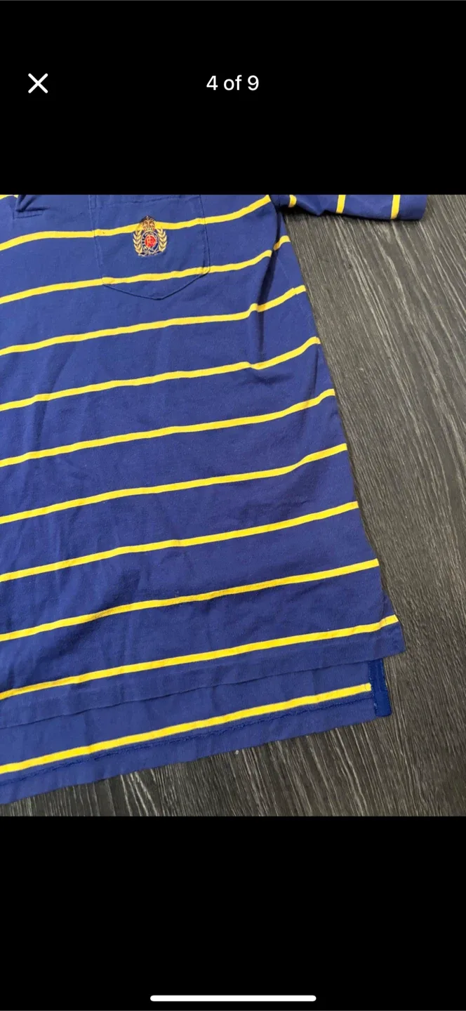 Vintage Polo Ralph Lauren Shirt Rare Embroidered Crest Medium image indicator(4)