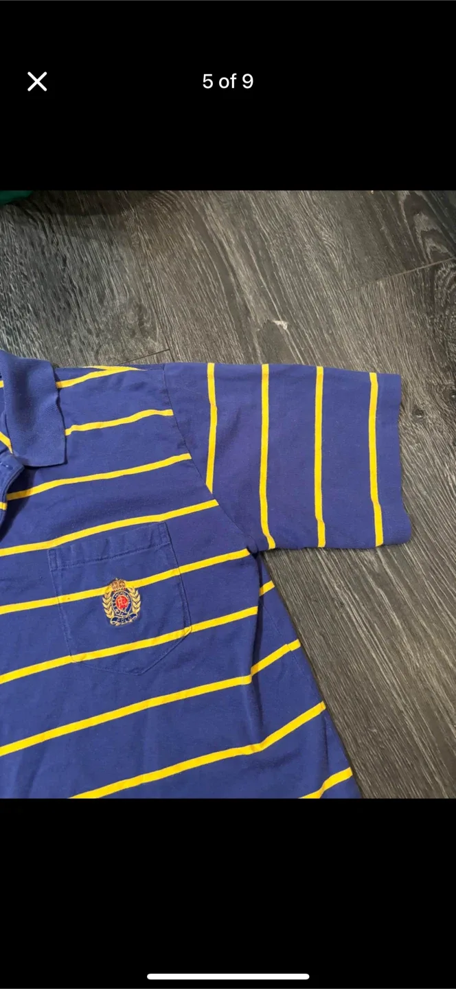Vintage Polo Ralph Lauren Shirt Rare Embroidered Crest Medium image indicator(5)