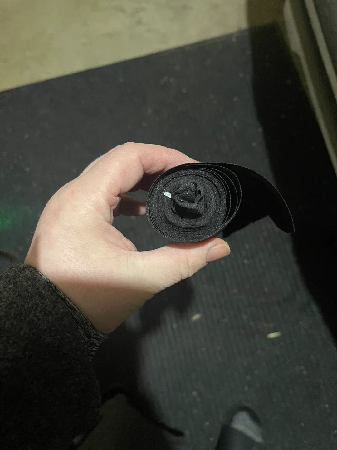 Black Felt Fabric Roll - Garden weed blocker image indicator(2)