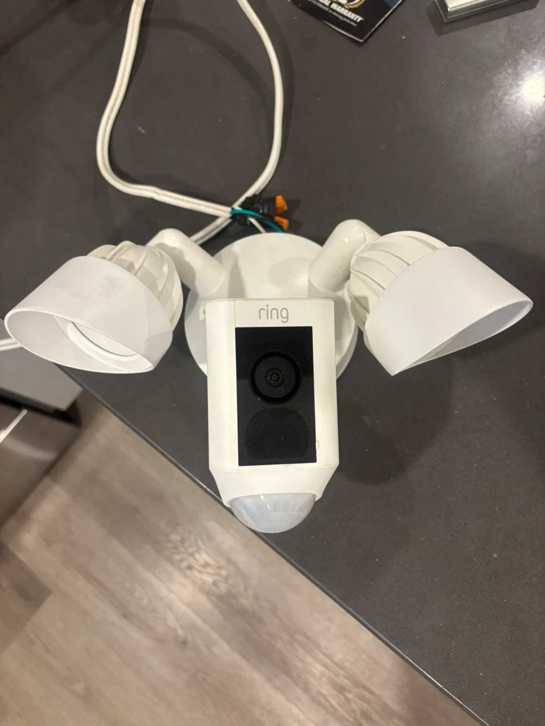 Ring Floodlight Security Camera - White