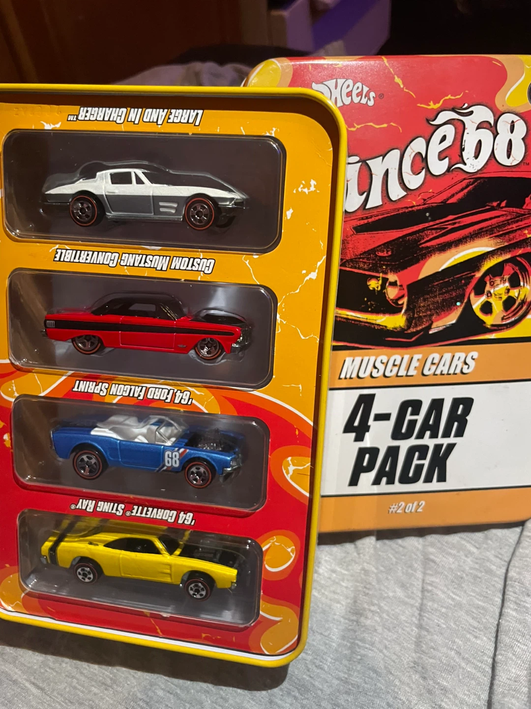 Hot Wheels Since '68 Muscle Cars 4-Car Pack