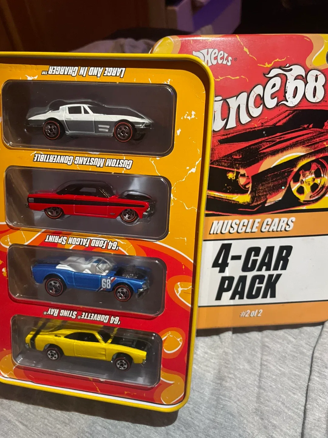 Hot Wheels Since '68 Muscle Cars 4-Car Pack