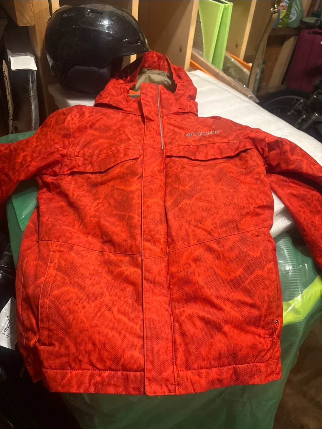 Columbia Interchange Jacket and helmet