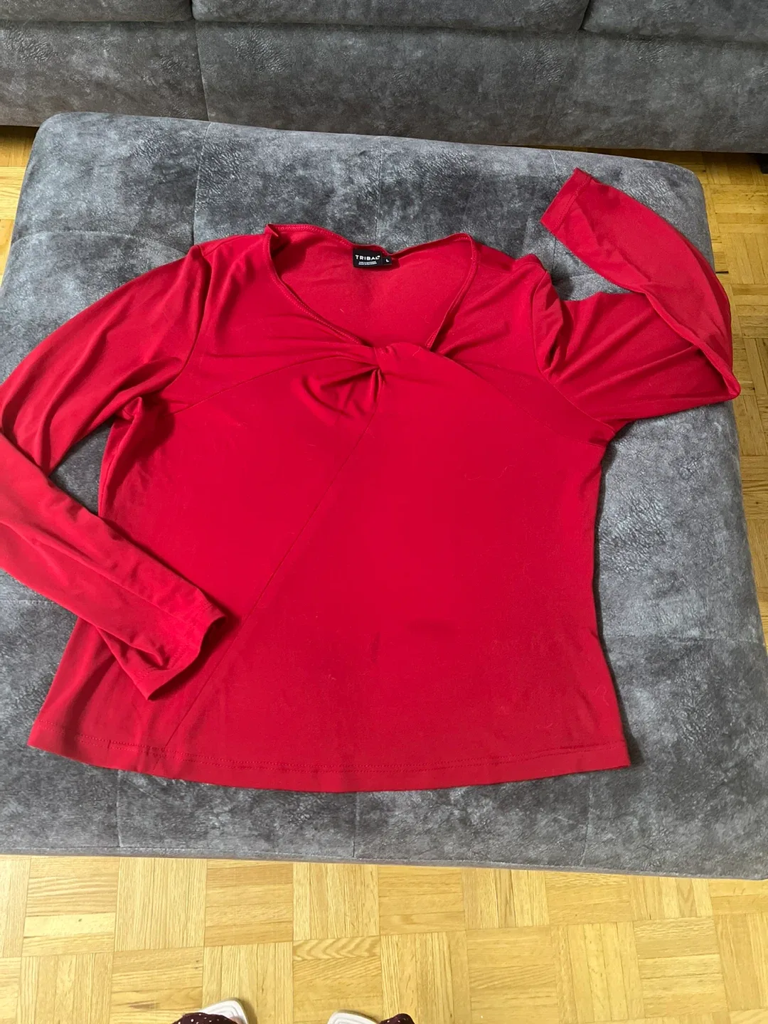 Tribal Red Long Sleeve Top - Size L image indicator(3)