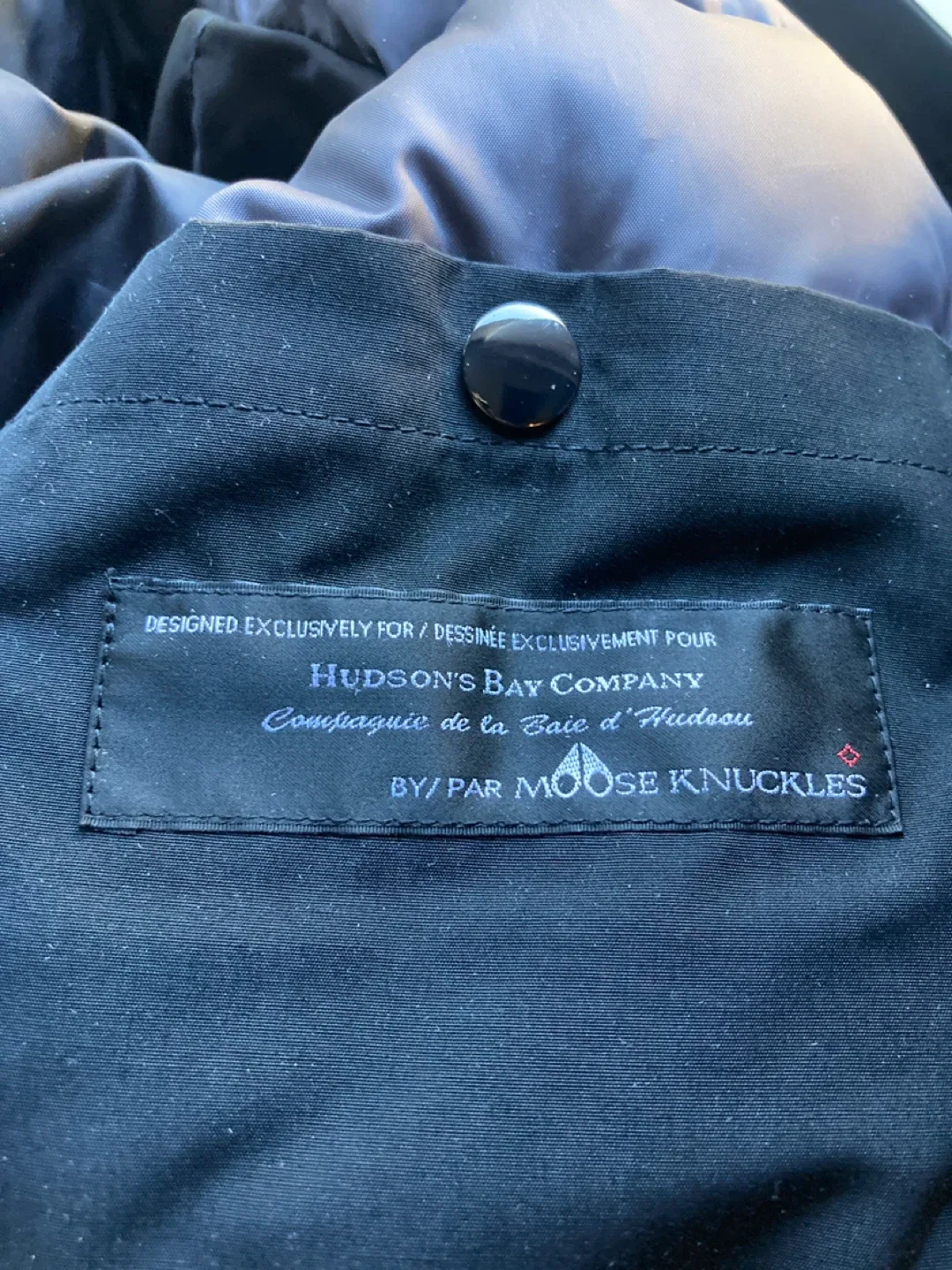 Moose Knuckles Black Down Parka - Size S image indicator(6)