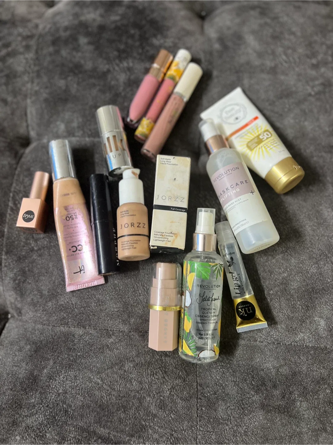 Assorted Makeup Lot: Fenty, Revolution, Morphe, Jorzz & More!