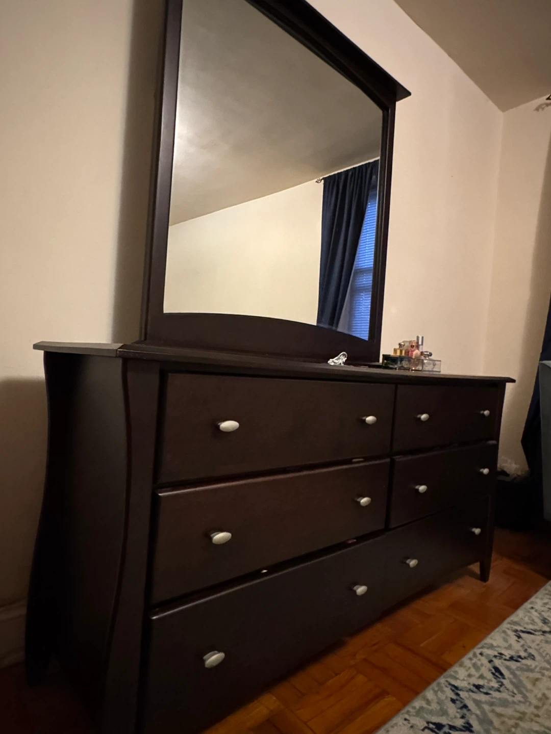 Dark Wood Dresser & Nightstand Set - photo 3
