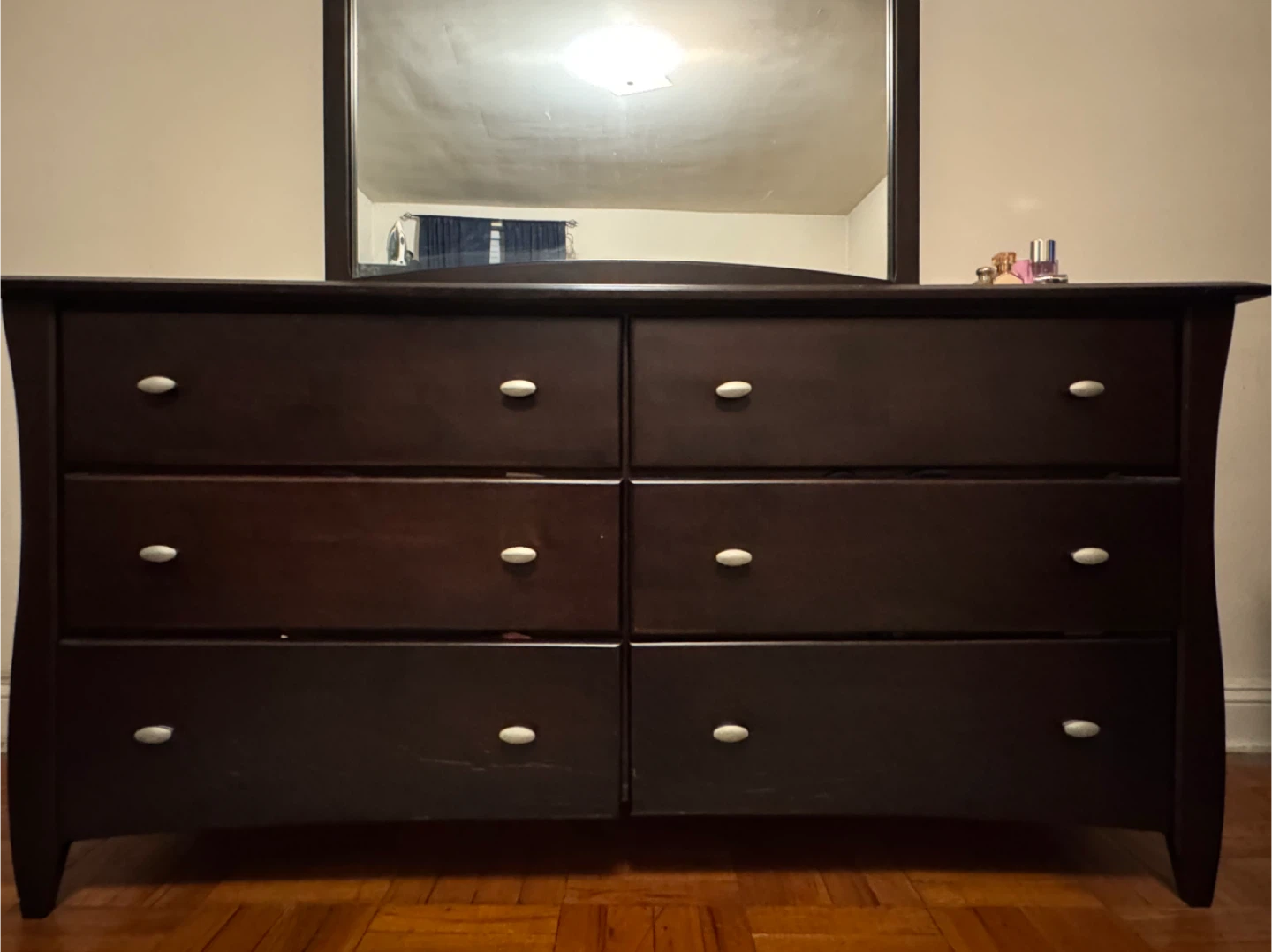 Dark Wood Dresser & Nightstand Set - photo 2
