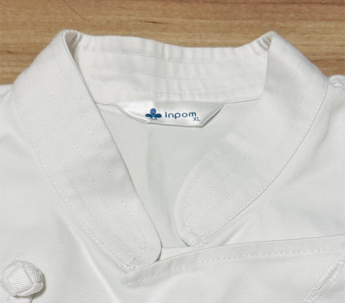 Inpom White Chef Coat - Size XL - photo 3