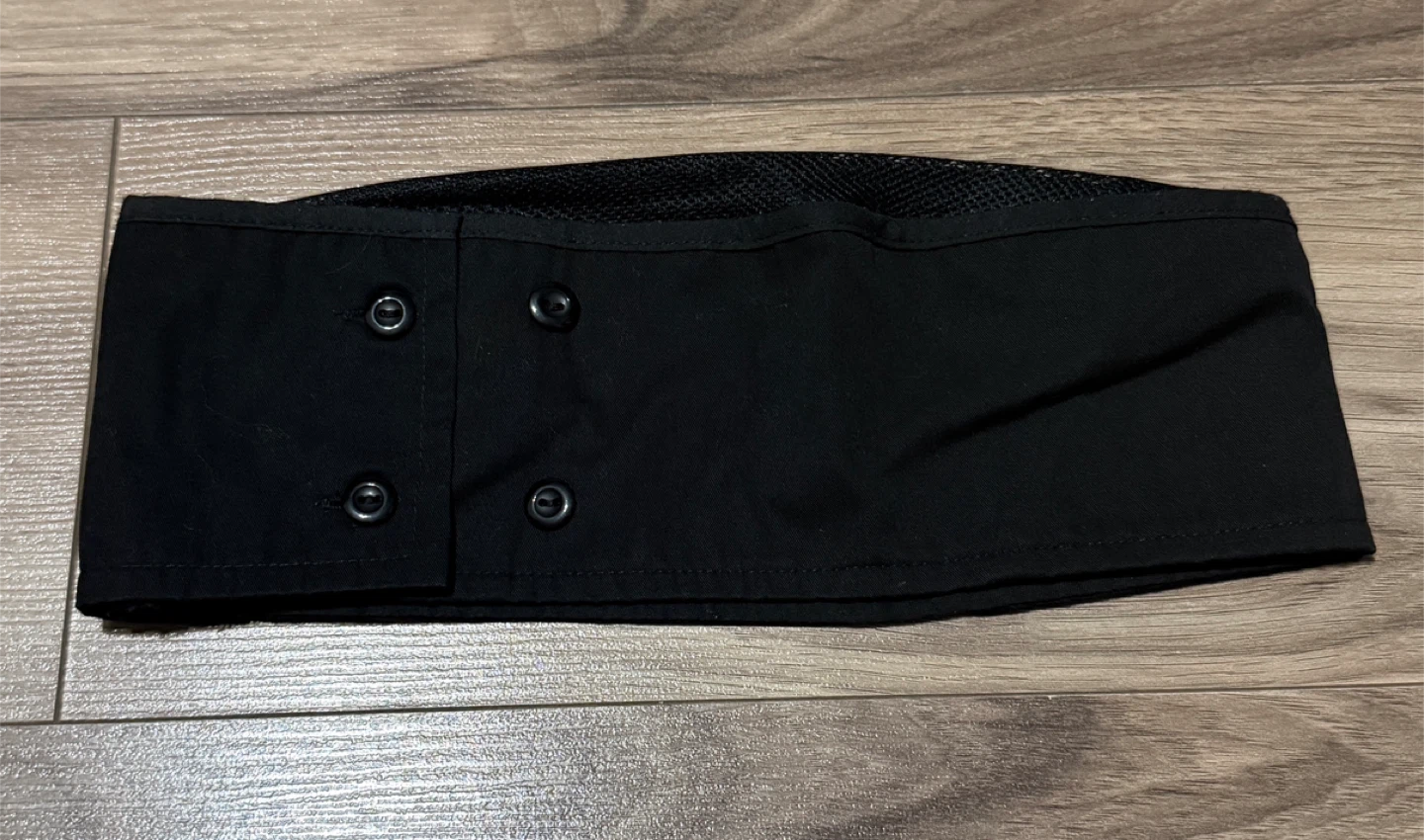 Black Chef's Hat. Size M - photo 3