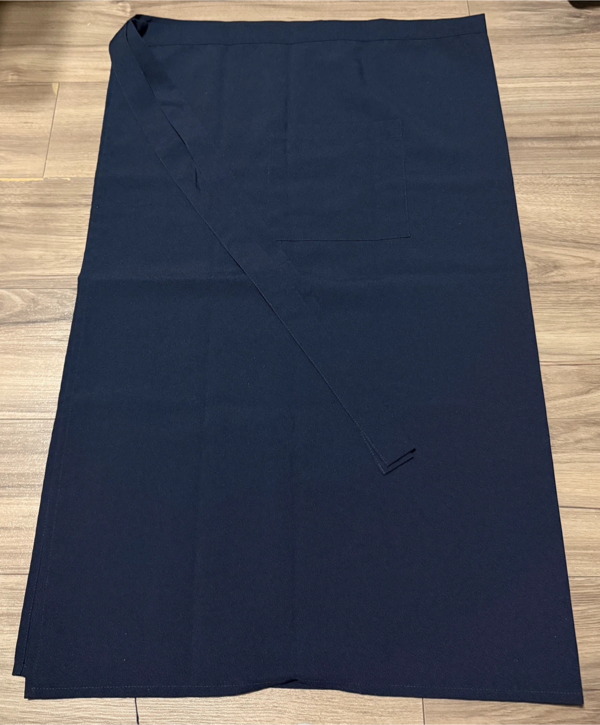 Navy Blue long Apron. Size from M to XL.