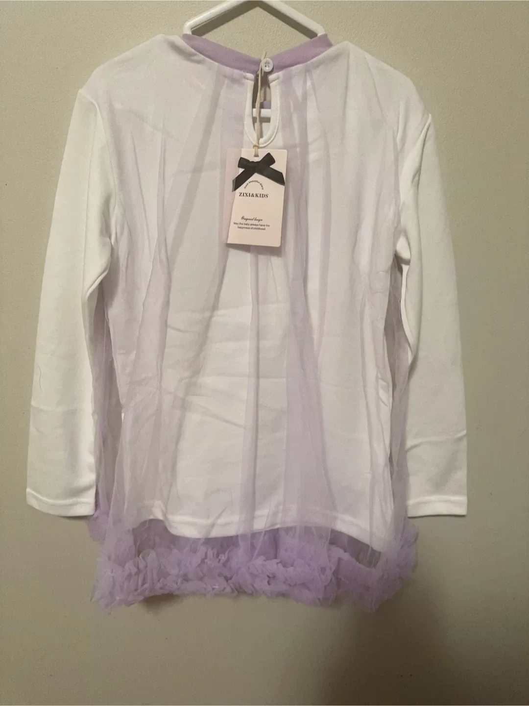 Kuromi Cotton Long Sleeve Top- Toddler size 8-9T image indicator(3)