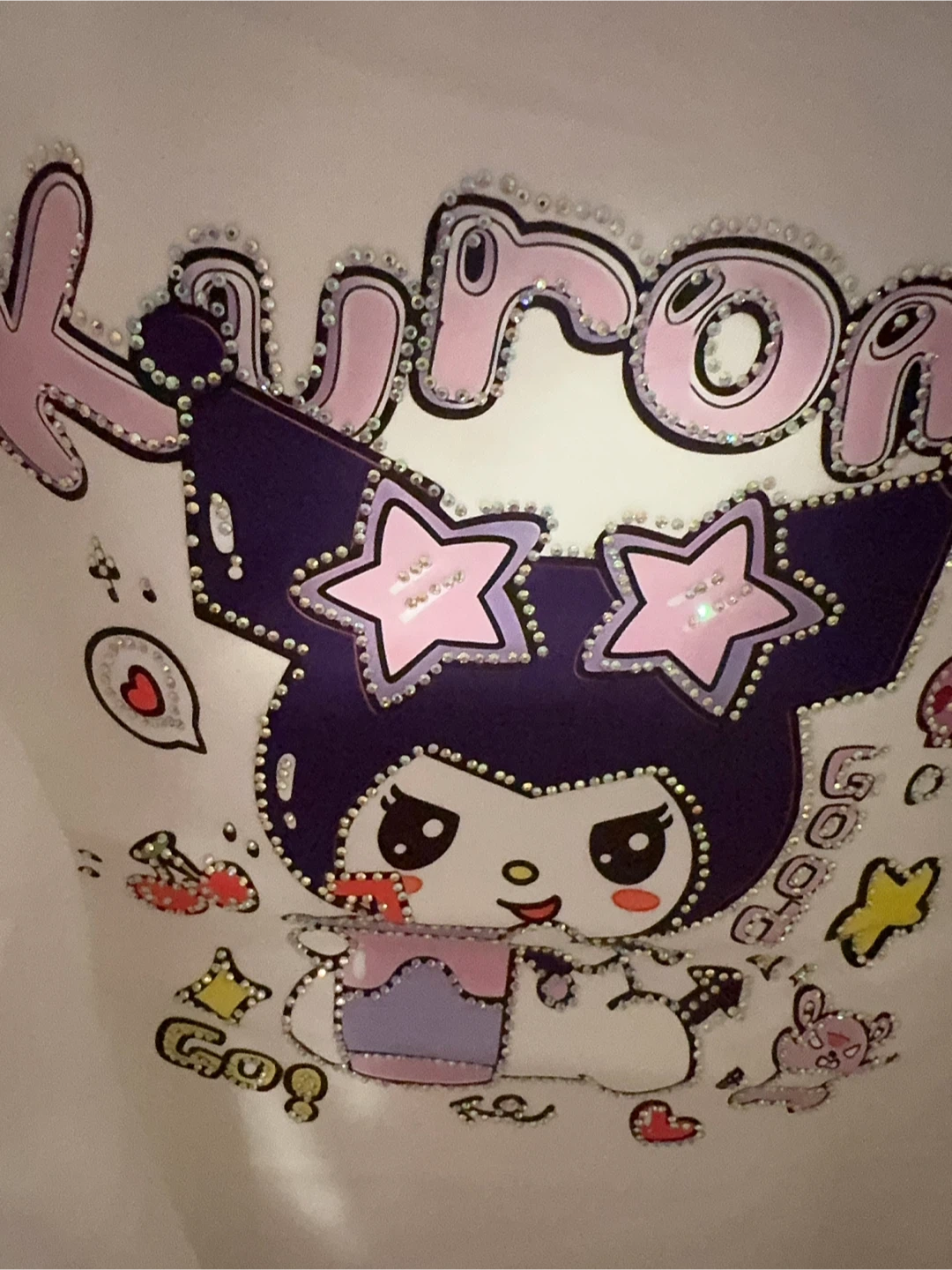 Kuromi Cotton Long Sleeve Top- Toddler size 8-9T - photo 2