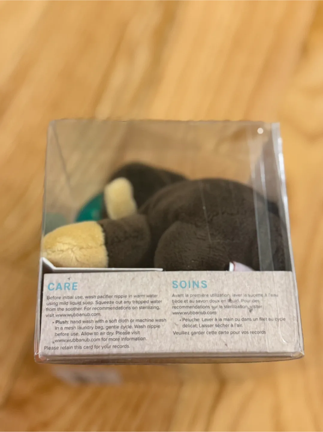 New WubbaNub Infant Plush Toy Pacifier - Monkey image indicator(2)