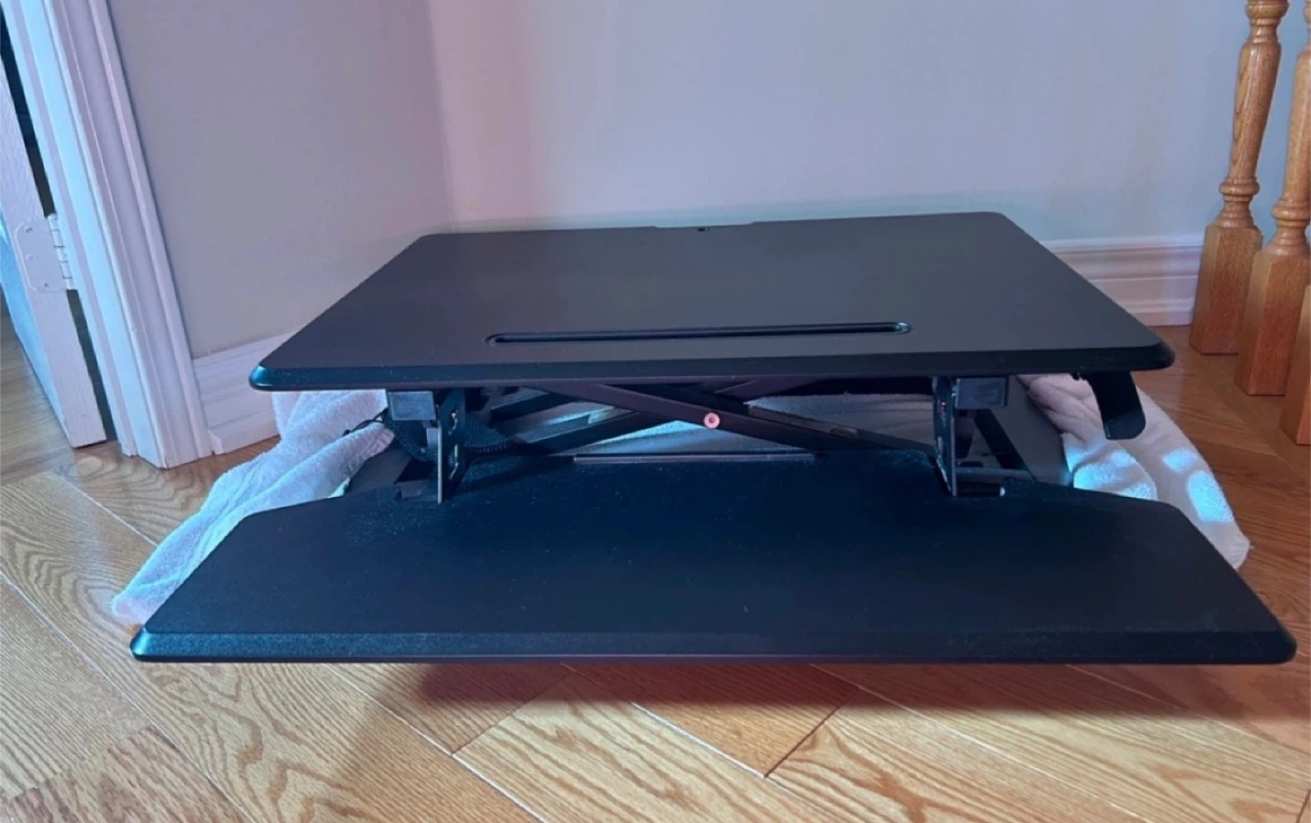 Adjustable Standing Desk Converter - Black - photo 2