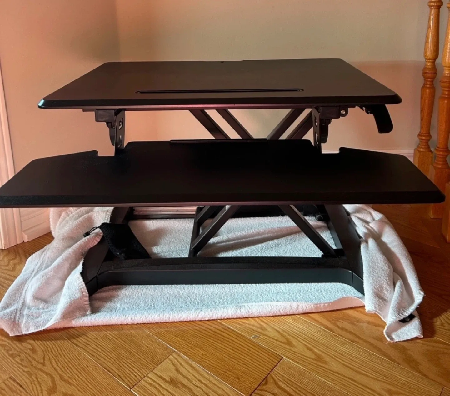Adjustable Standing Desk Converter - Black