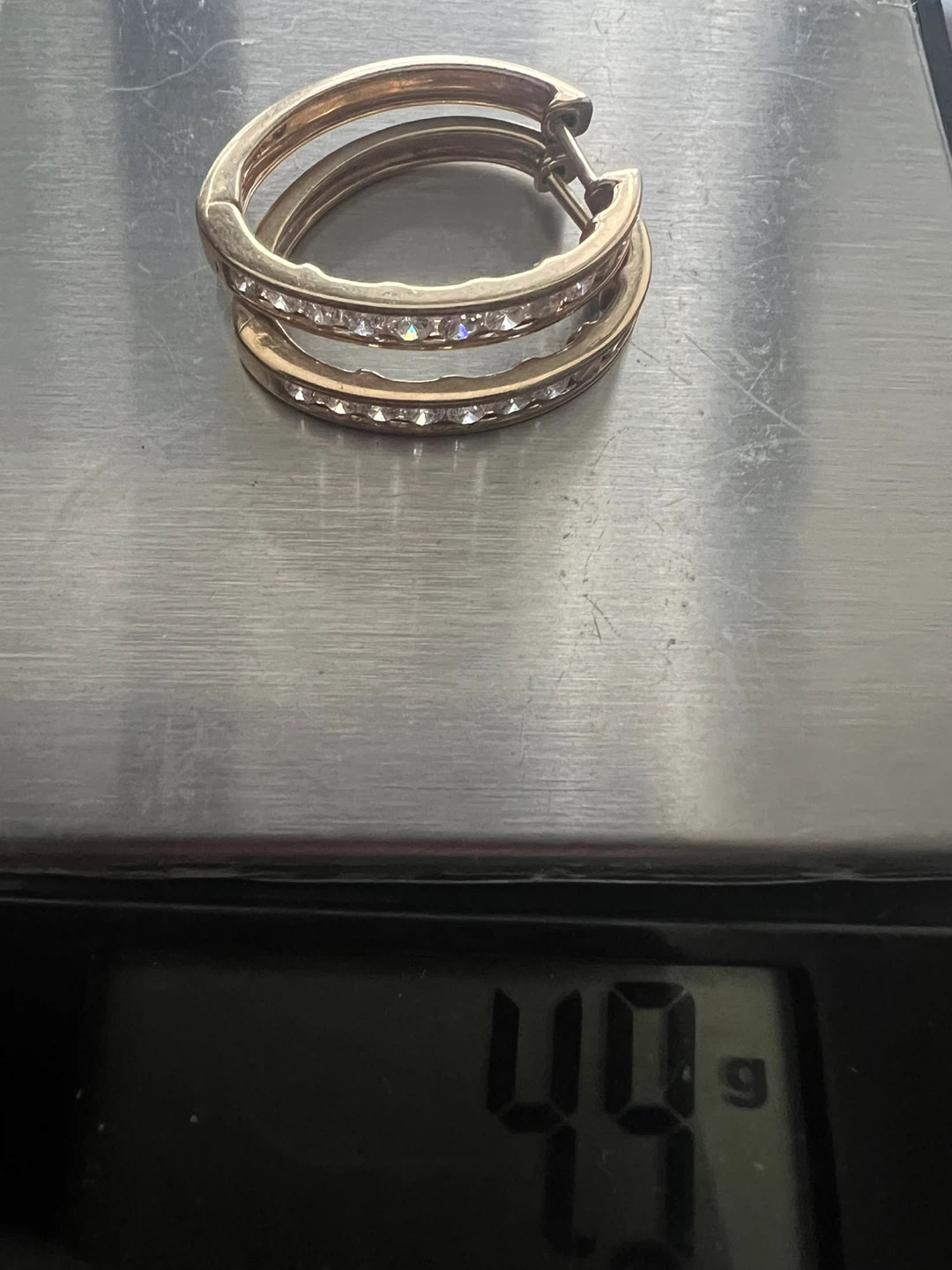 14 k Earrings with diamonds ( with appraisal ) - photo 4
