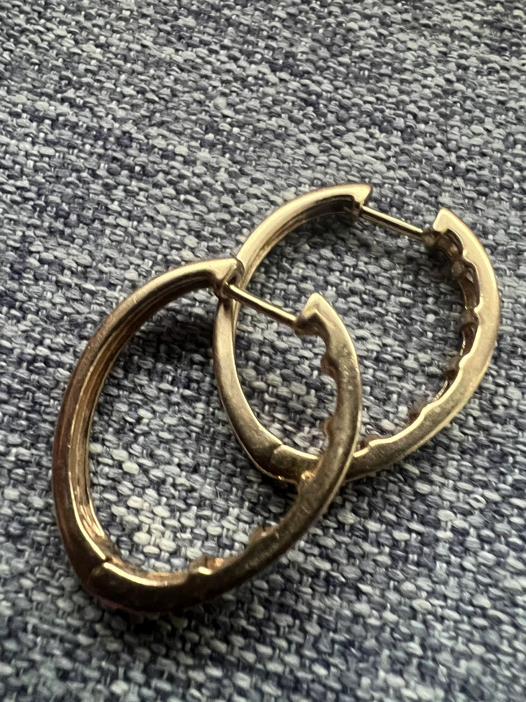 14 k Earrings with diamonds ( with appraisal ) - photo 2
