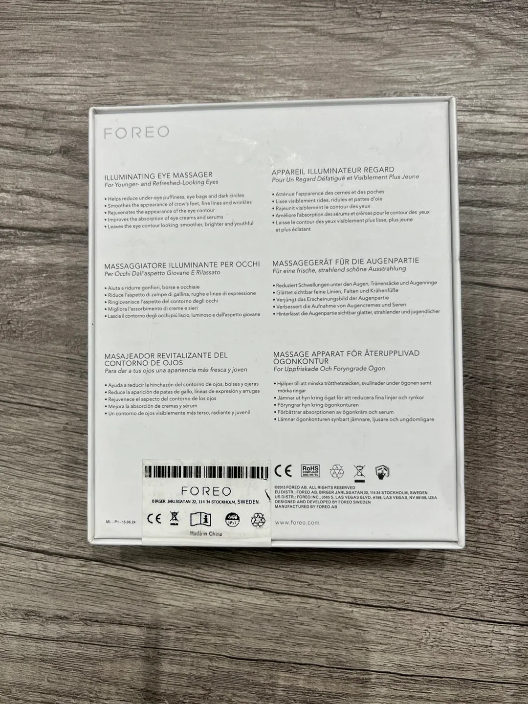 FOREO IRIS Illuminating Eye Massager image indicator(2)