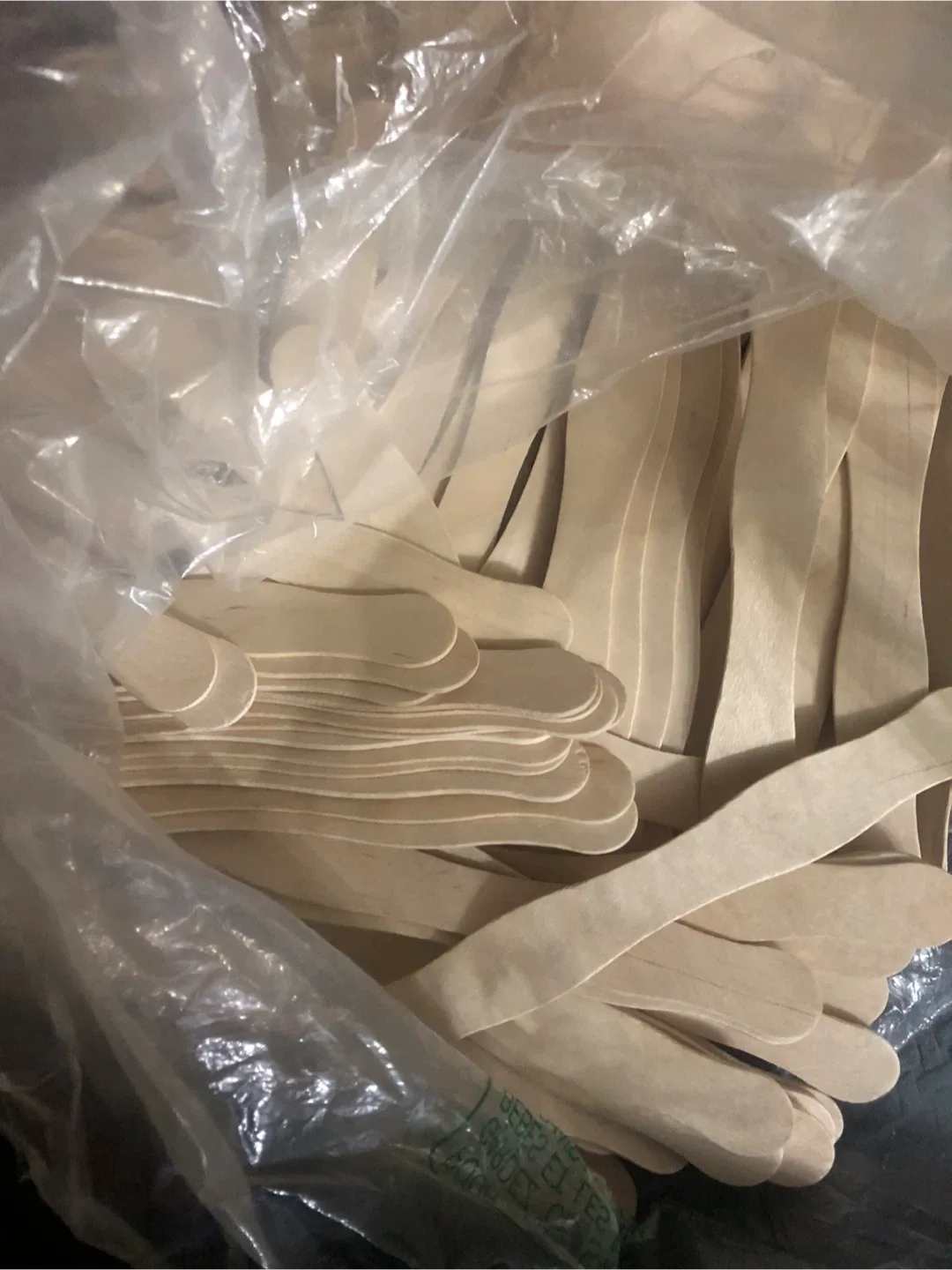 160 pcs - Natural Wood Wavy Craft Sticks ! image indicator(3)