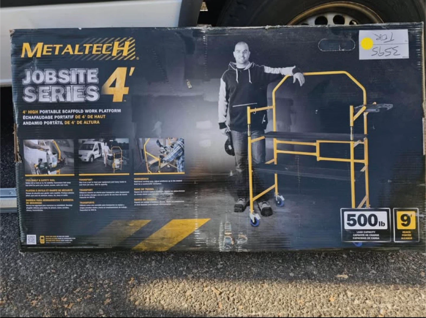 Metaltech Jobsite Series  4' Scaffold Work Platform