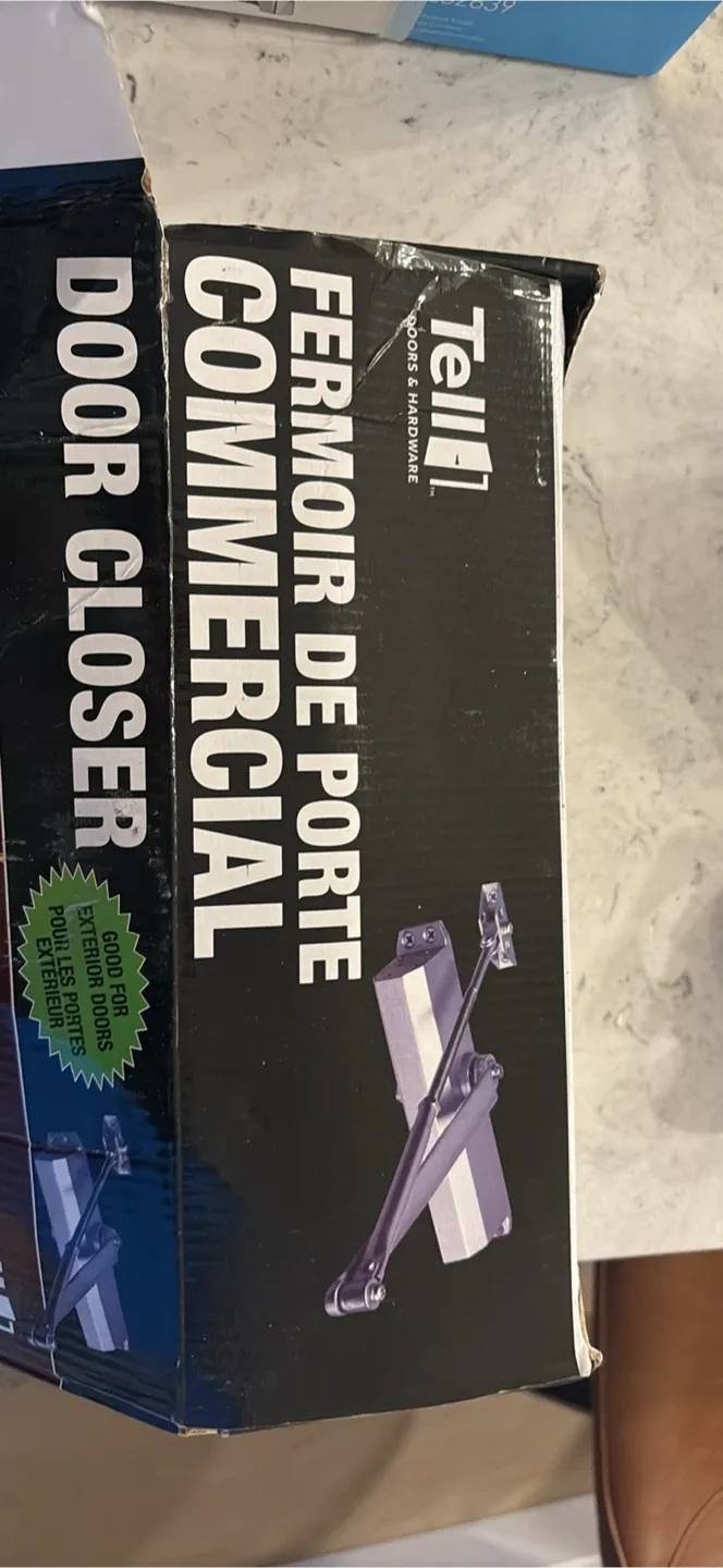 Tell Mfg Door Closer Commercial (open box)