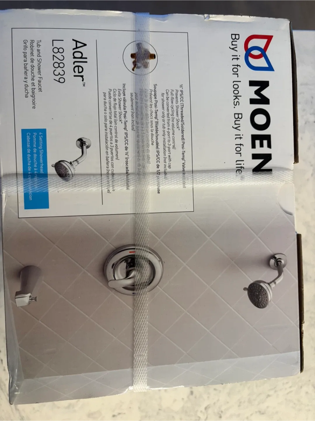 Moen Adler L82839 Tub & Shower Faucet - New in Box! image indicator(3)