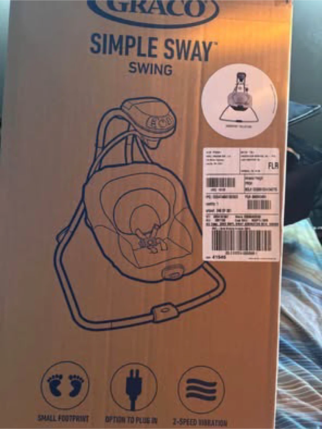Graco Simple Sway Abbington Collection Swing - New in Box! - photo 5