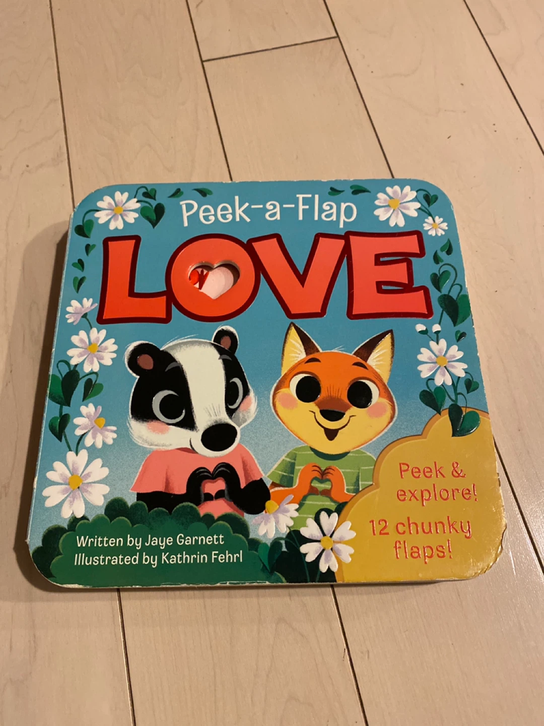 Peek-a-Flap LOVE Book #cleanout