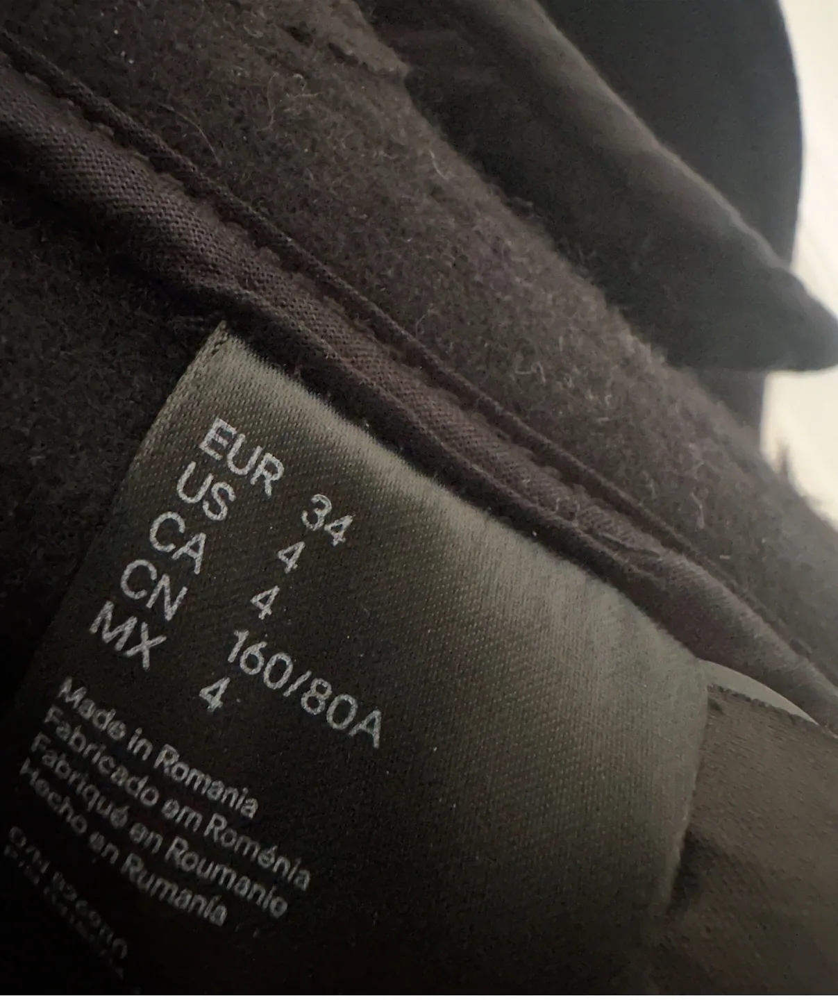 H&M Studio A/W Black Trench Coat - Size 4 image indicator(5)