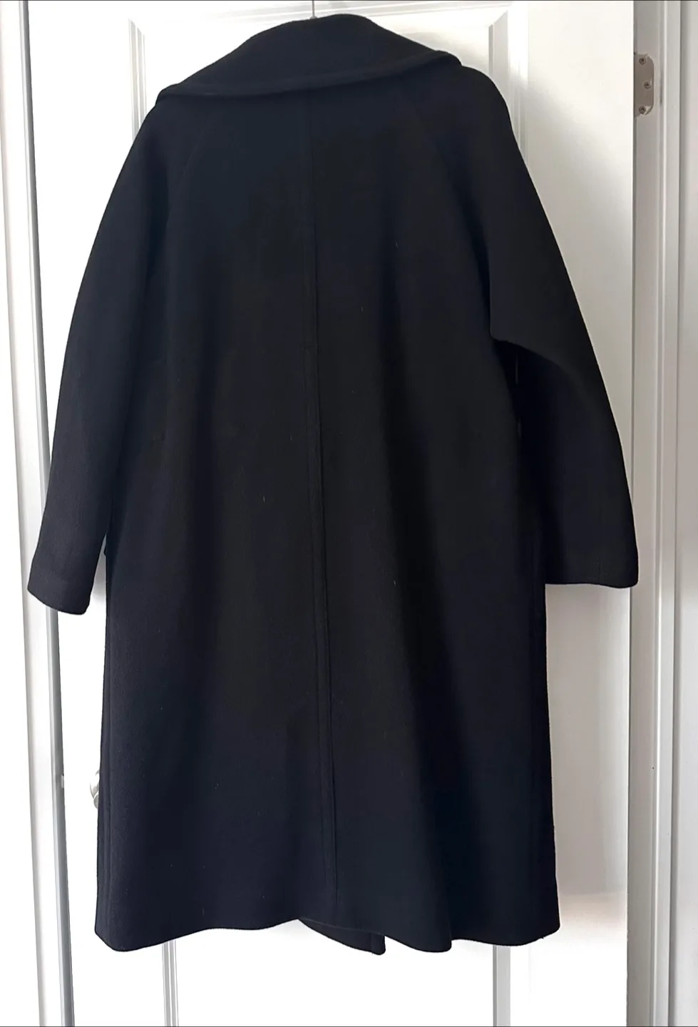 H&M Studio A/W Black Trench Coat - Size 4 image indicator(3)