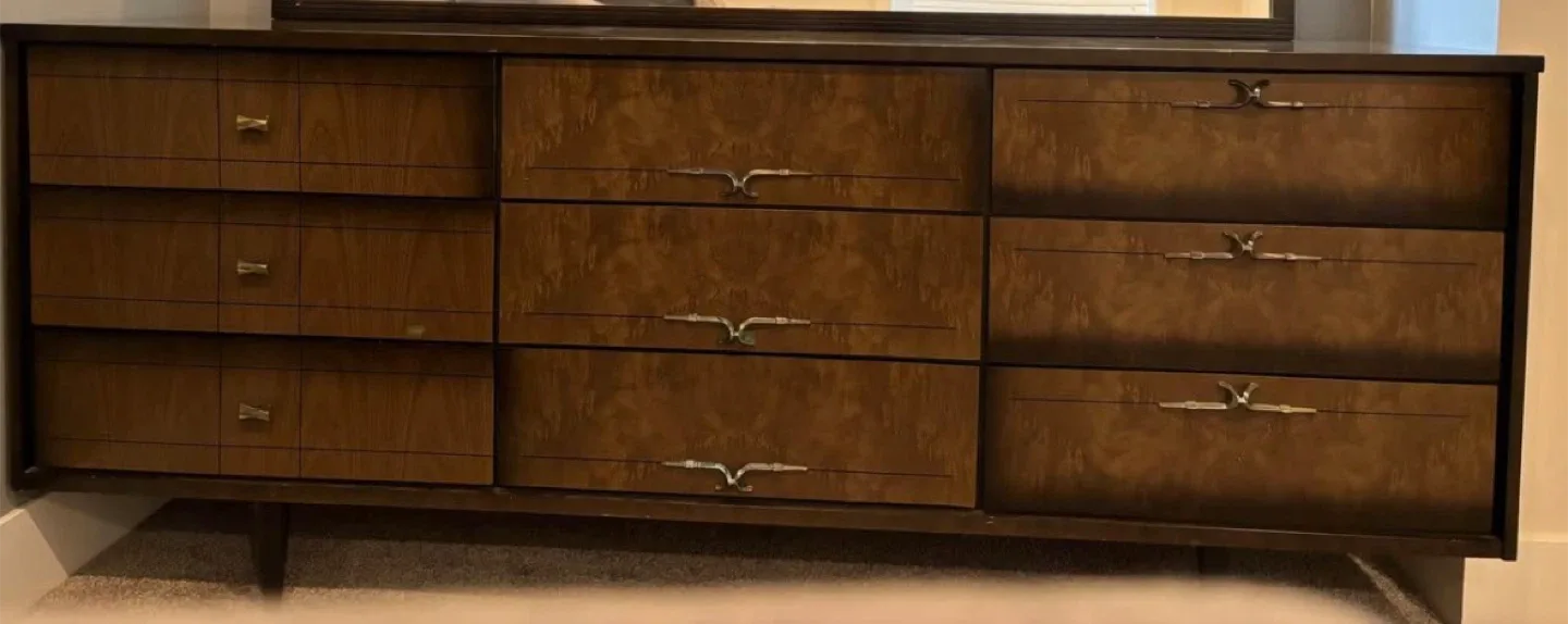 MCM lowboy dresser