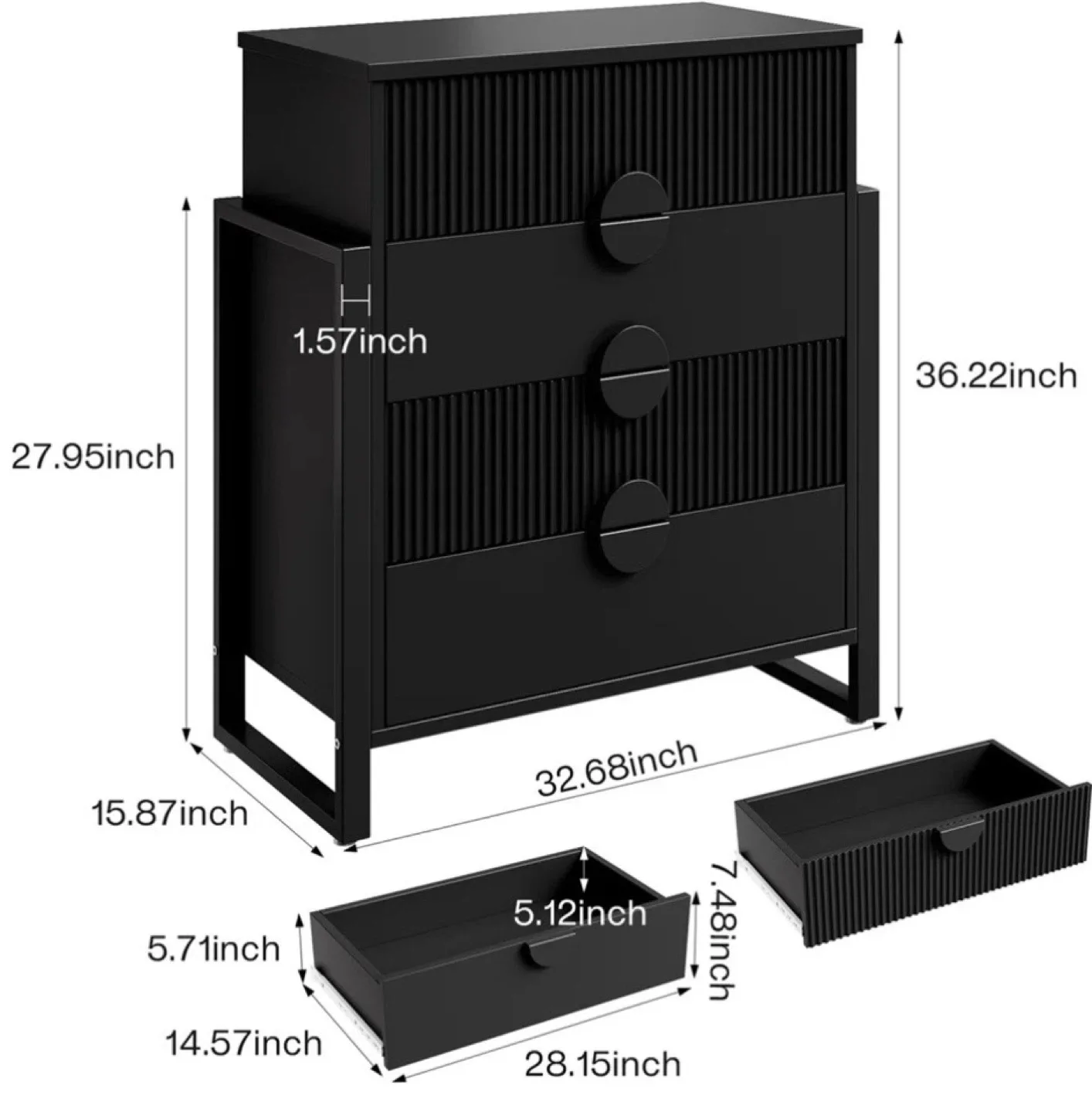 4 Drawer Dresser - New in Box image indicator(2)