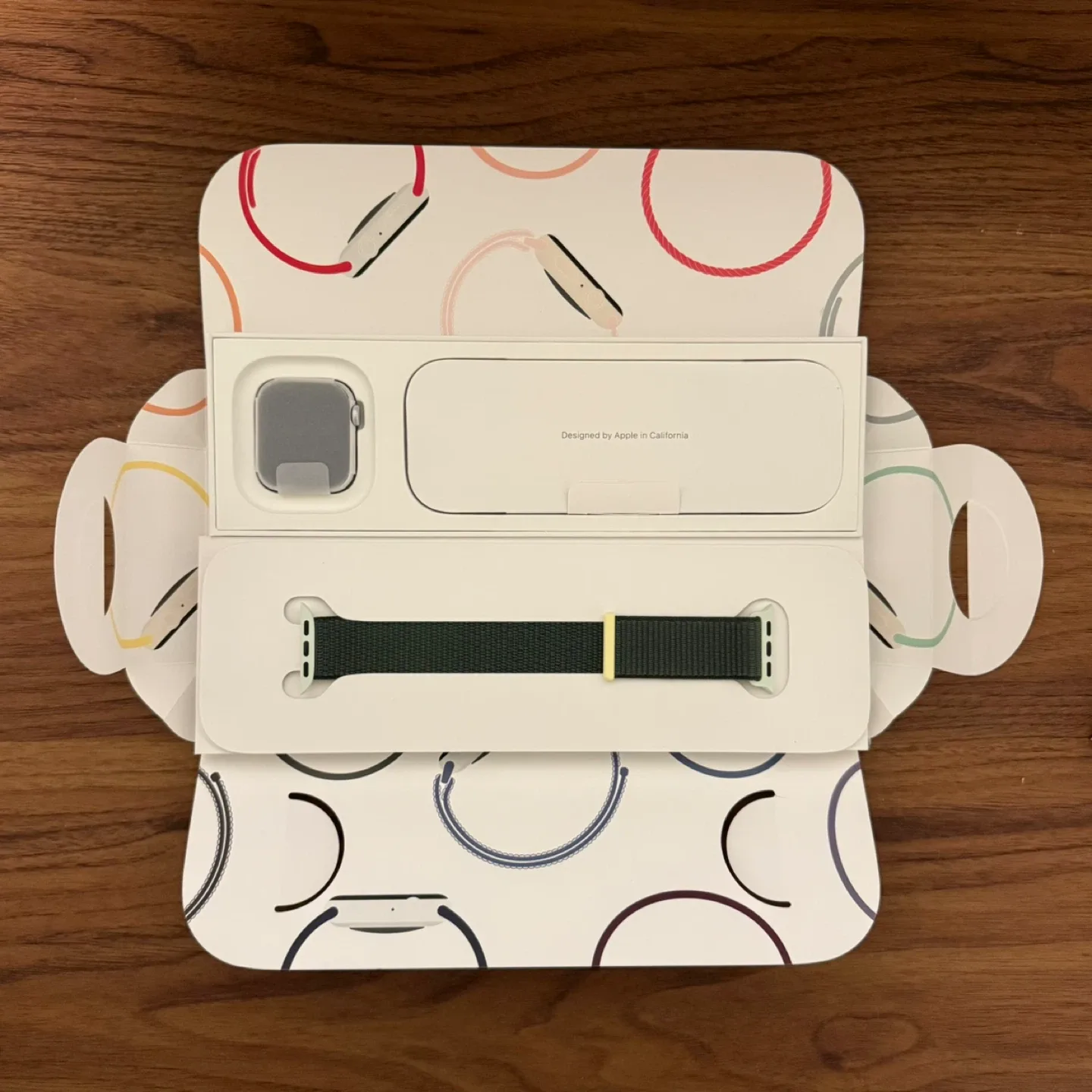 Apple Watch SE 40mm Silver + Cypress Sport Loop image indicator(2)