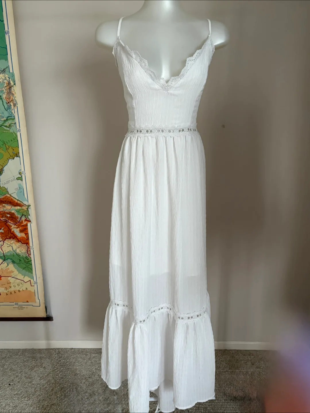 Shein Curve White Dress - Size 1XL