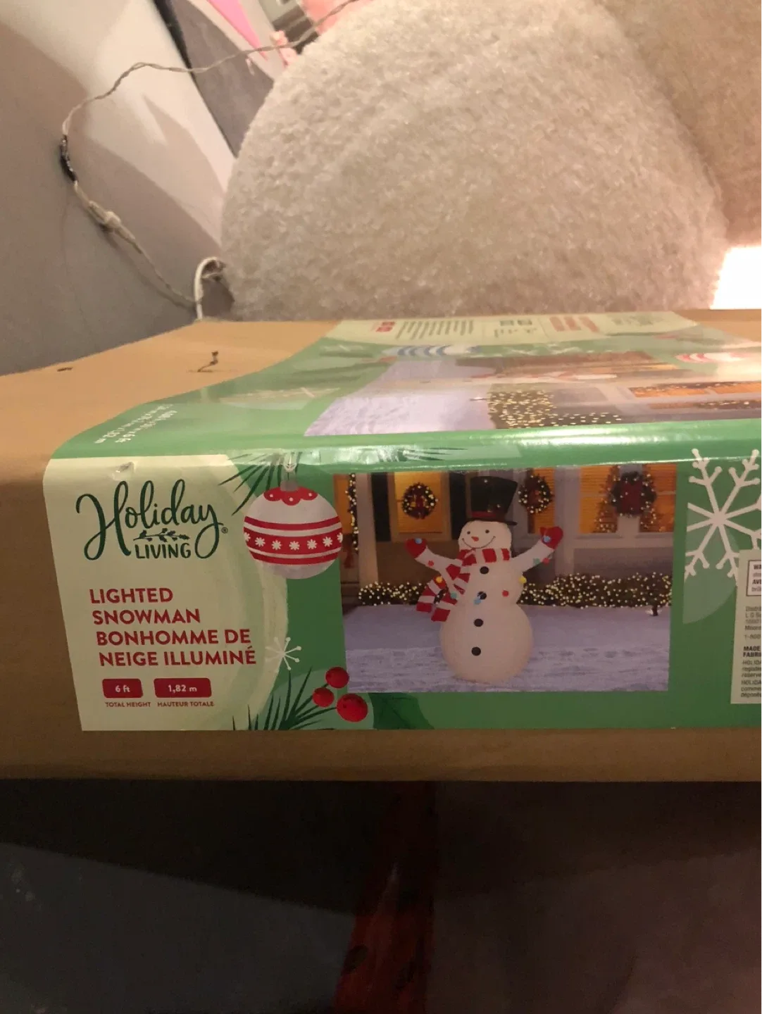 Holiday Living Lighted Snowman - 6 ft Tall