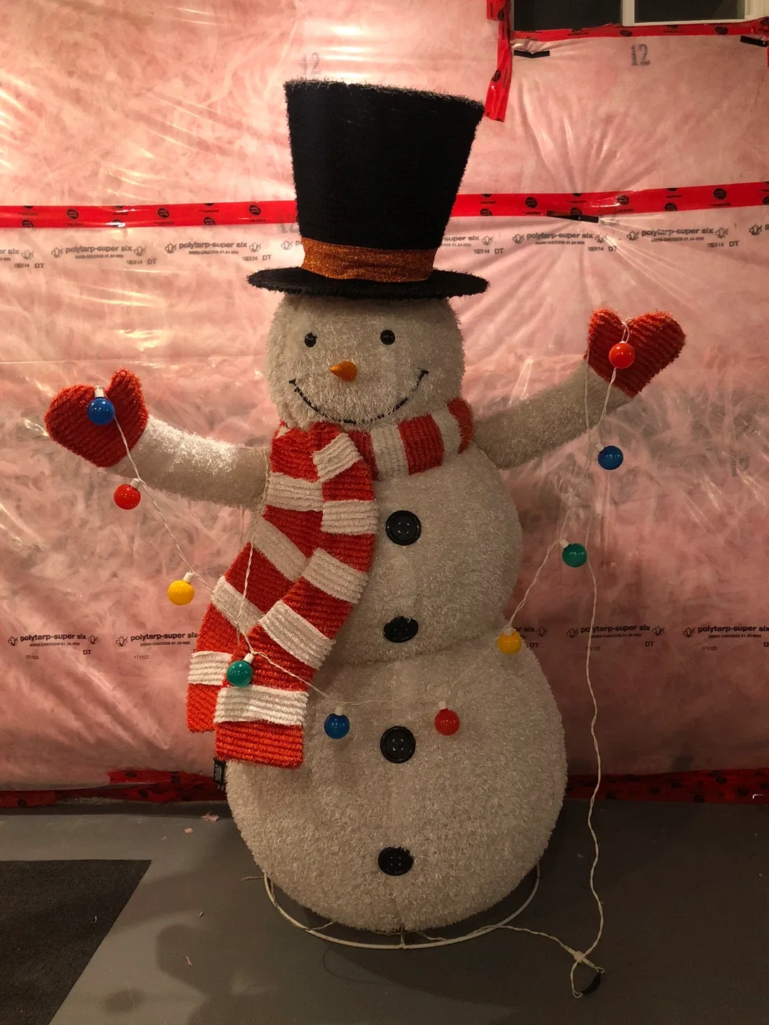 Holiday Living Lighted Snowman - 6 ft Tall image indicator(4)