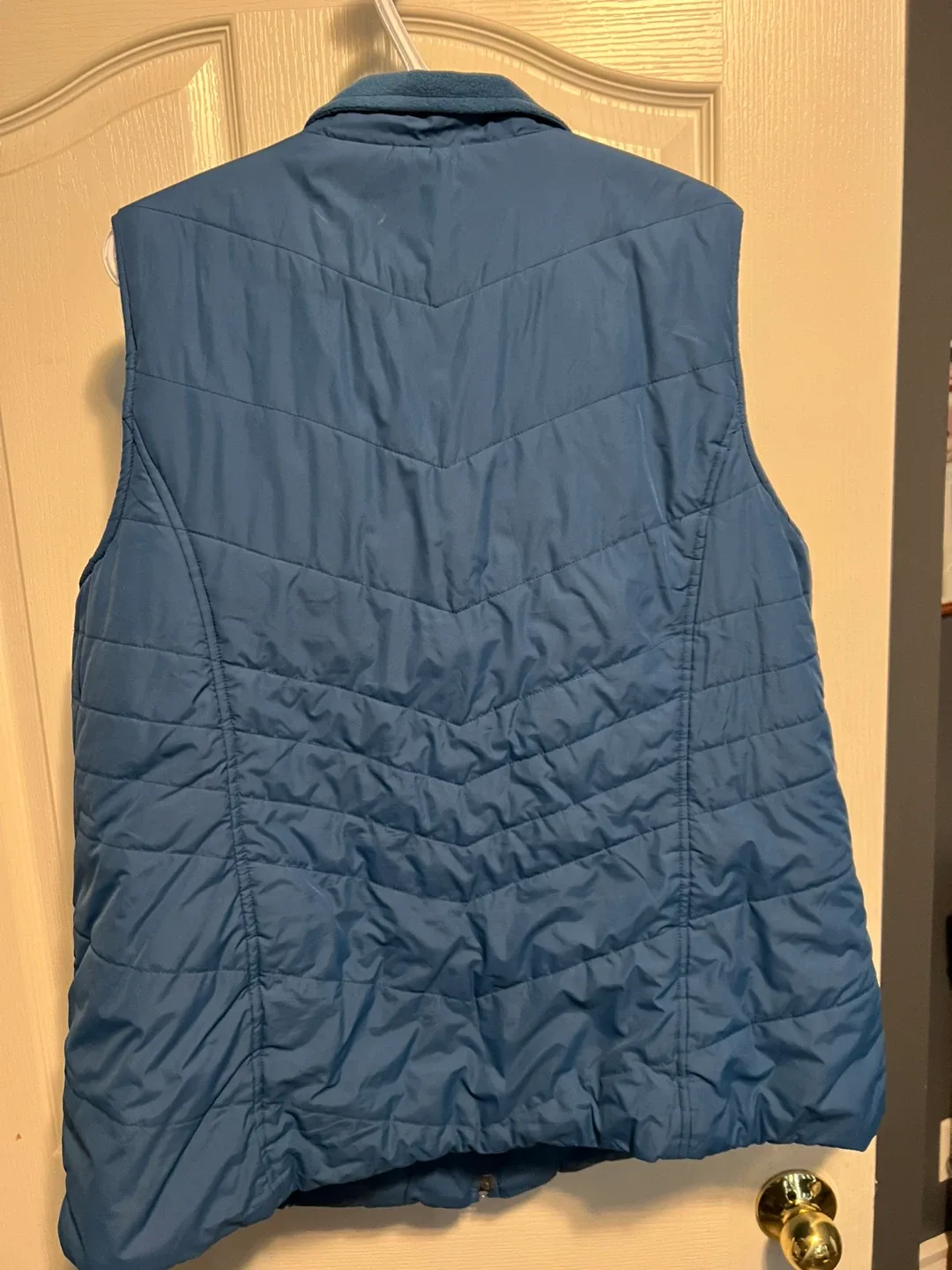 Cotton Ginny Blue Puffer Vest - SizeM image indicator(2)