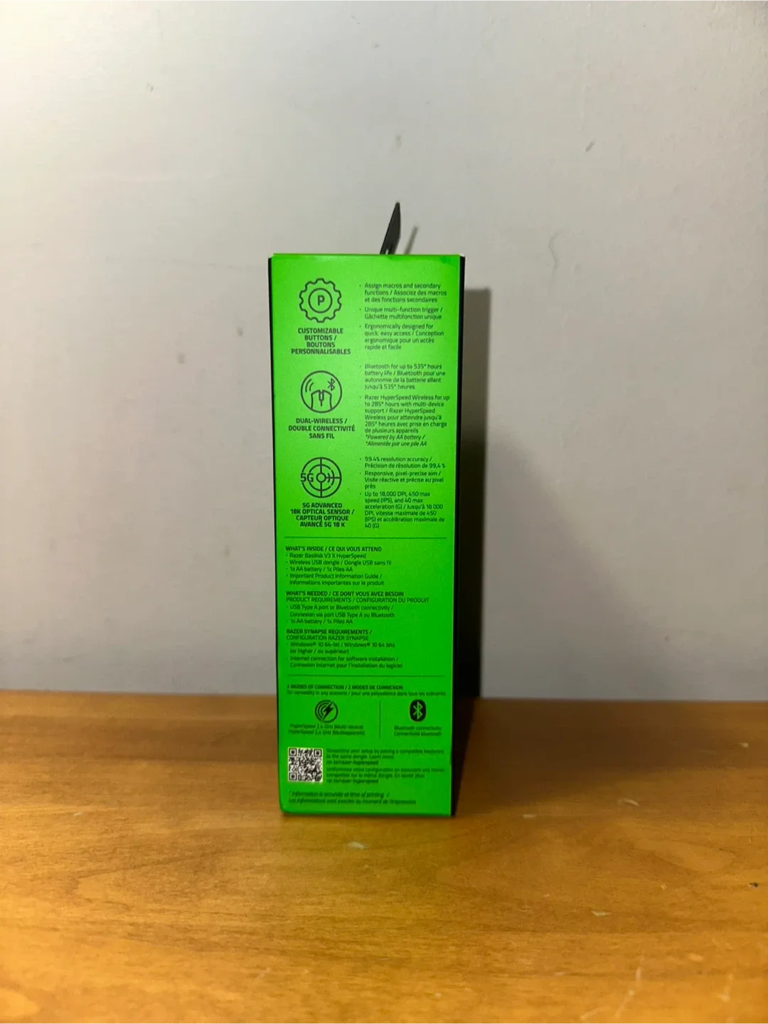 Razer Basilisk V3 X Hyperspeed Gaming Mouse - New image indicator(3)