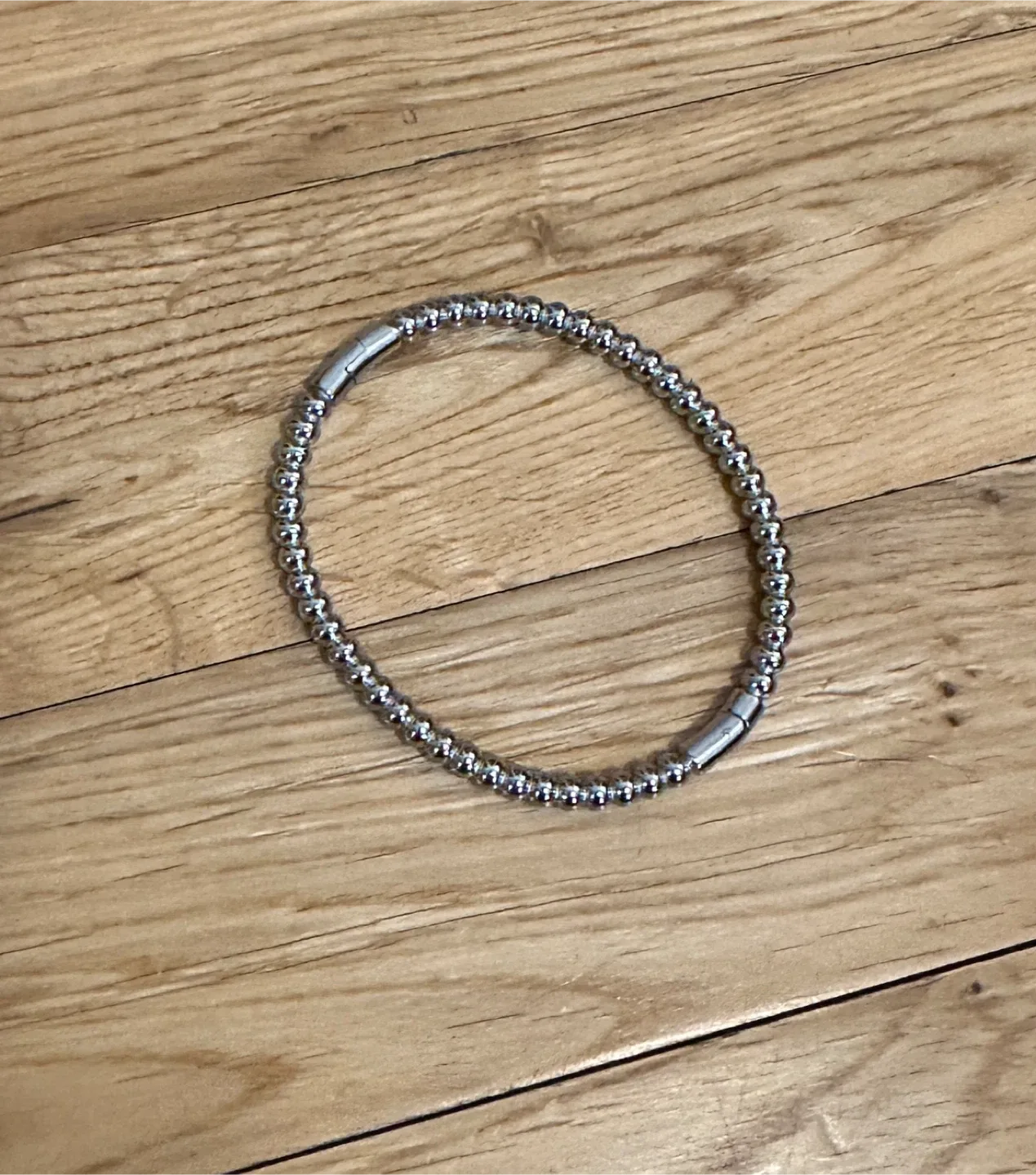 Silver Bead Bracelet #Cleanout image indicator(2)