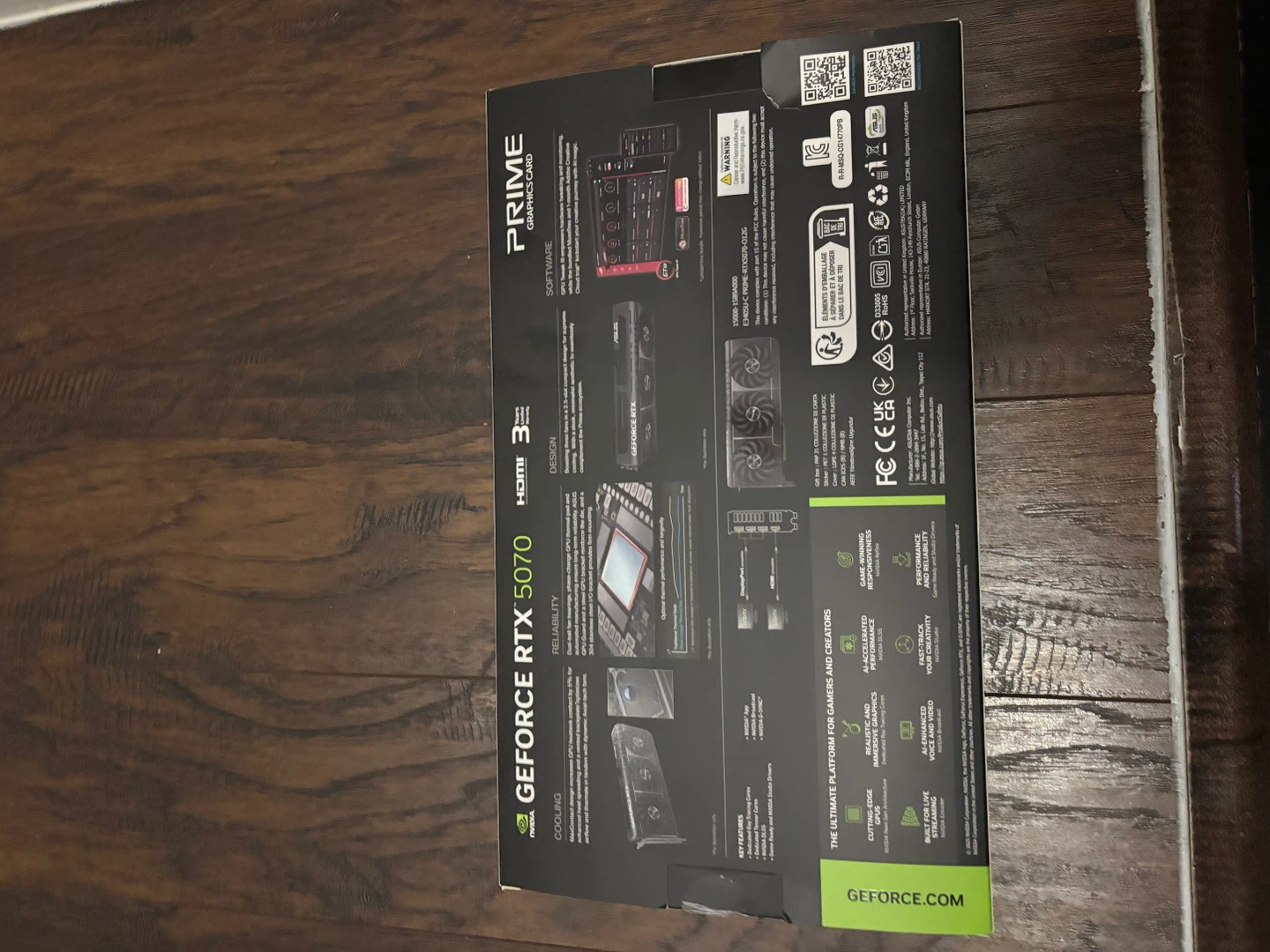 NEW ASUS Prime GeForce RTX 5070 Graphics Card 12GB - photo 2