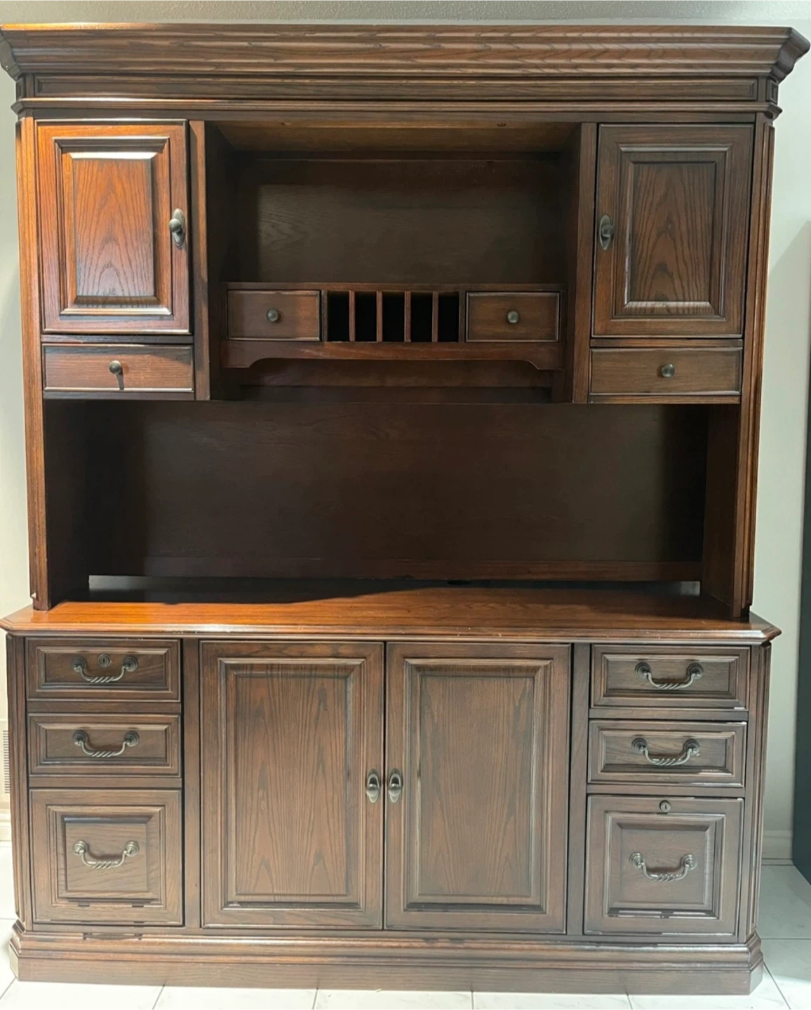 Dark Brown Wooden Hutch - photo 2