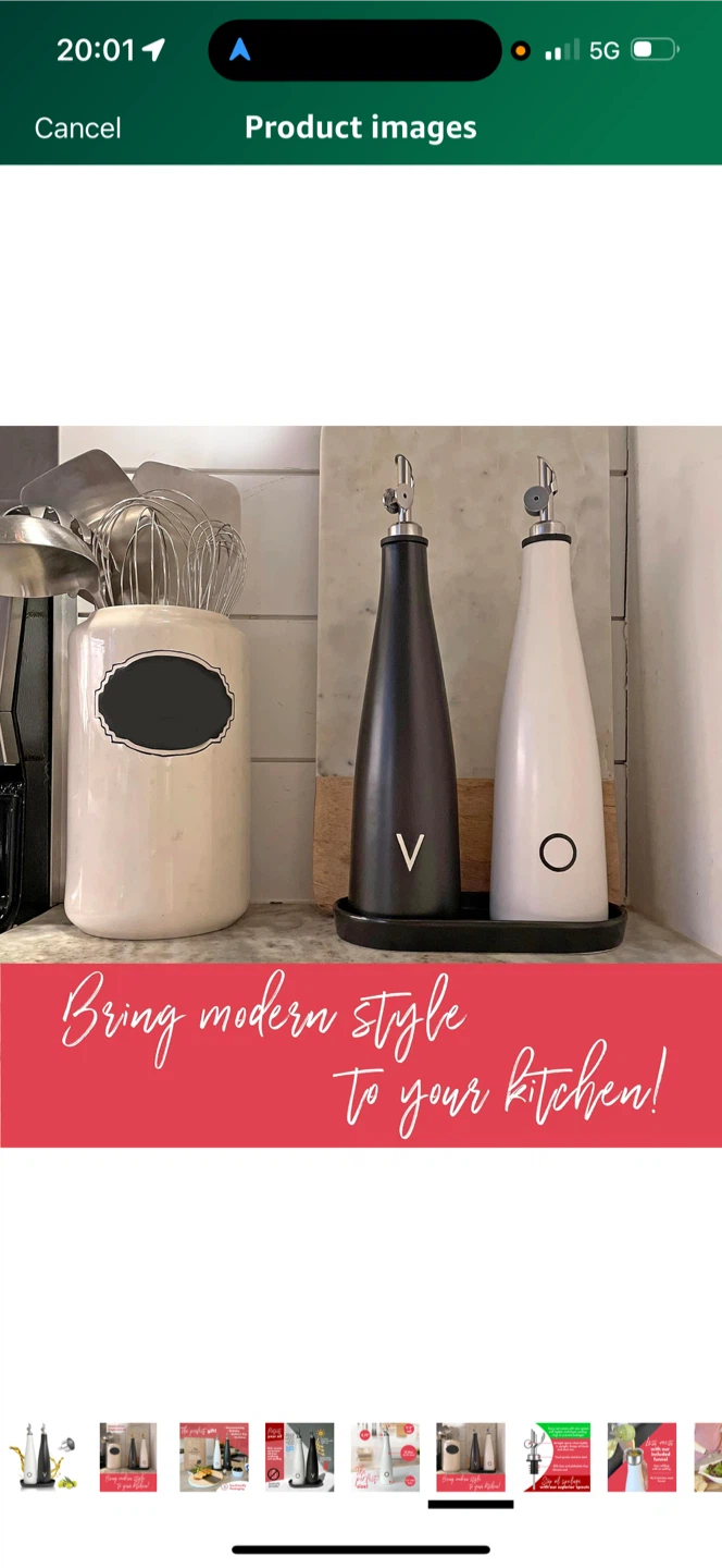 Hinterhill Home Oil & Vinegar Dispenser Set - photo 5
